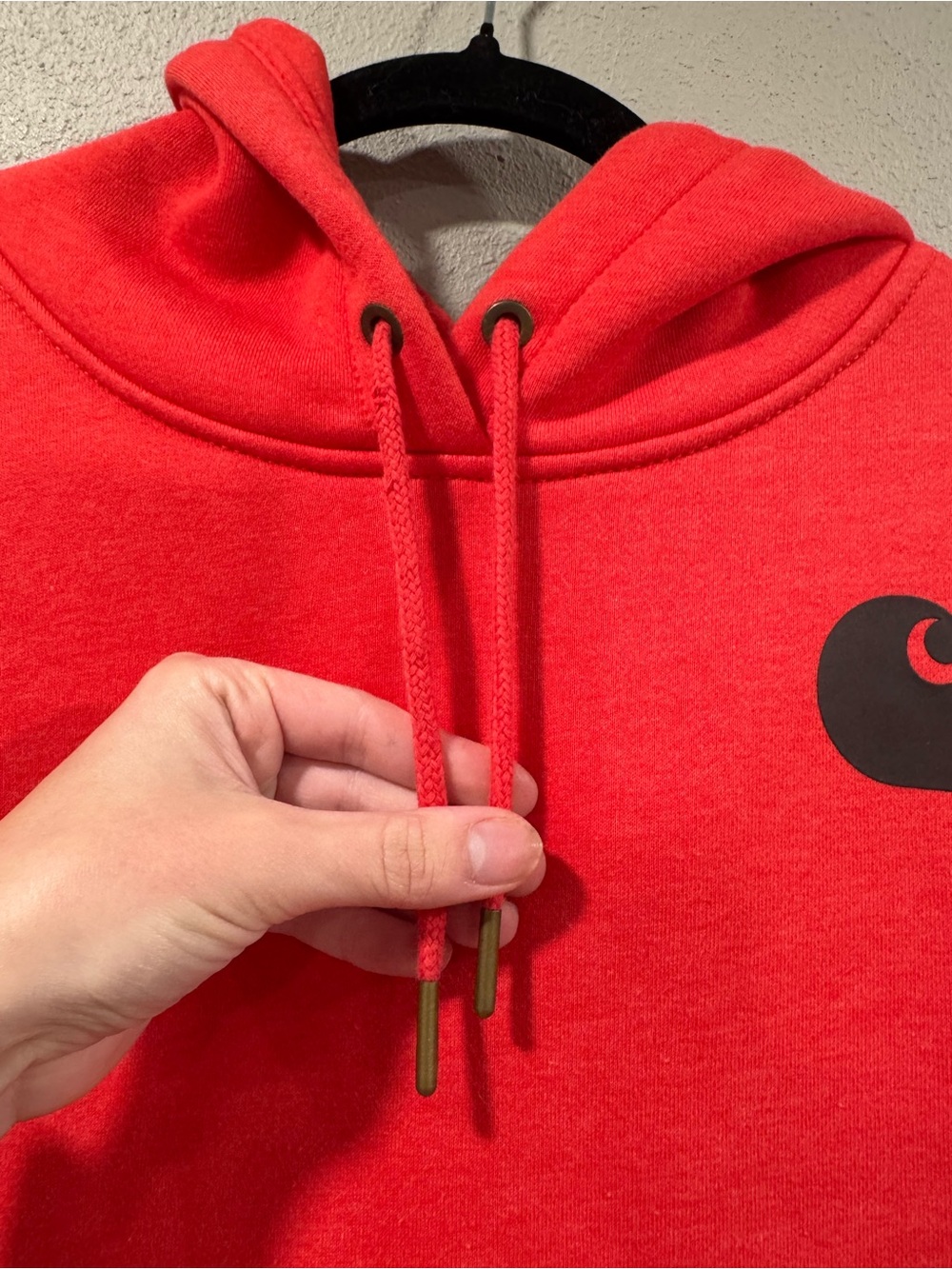 Carhartt Red Hoodie Sweatshirt - Picture 2 of 4